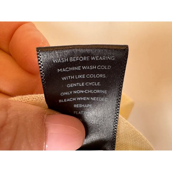 Simply Vera Linen Blend Knit Short Sleeve Top Size XXL - Picture 6 of 7